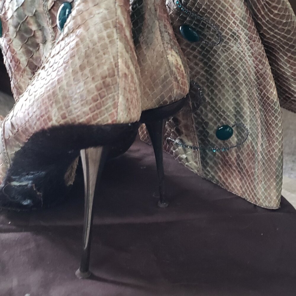 Sacco Python high heels boots - Picture 4 of 8
